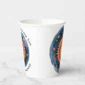 最初の旅のまわりに日の最初の誕生日パーティー 紙コップ (左)