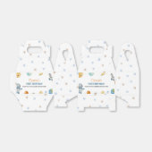 最初の旅のまわりに日の誕生日パーティーの好意ボックス フェイバーボックス (折り畳みなし)