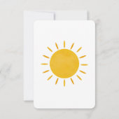 最初の旅のまわりに日サンキューカード サンキューカード (裏面)