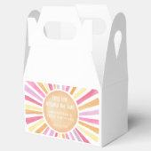 最初の旅のまわりに日女の子の最初の誕生日 フェイバーボックス (オープン)