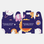 最初の旅のまわりに日愛生誕生日ギフトボックス フェイバーボックス (見開き)