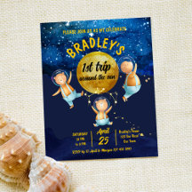 最初の旅のまわりに日誕生日予算招待状