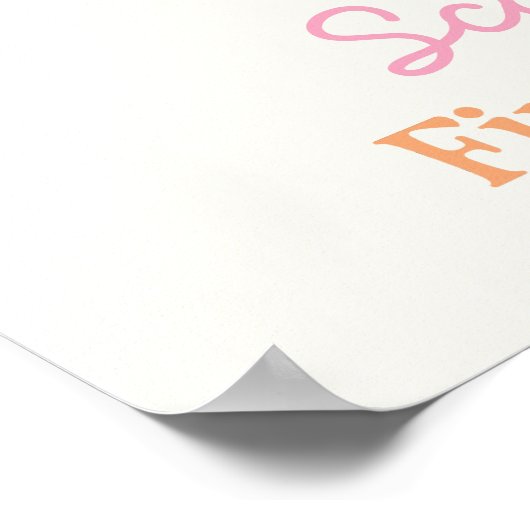 最初の旅のまわりに日誕生日歓迎サイン ポスター (角)