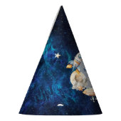 最初の旅のまわりに日銀河系1st誕生日ハット パーティーハット (左)