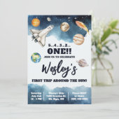 最初の旅のまわりに日、子供の宇宙誕生日 招待状 (スタンド正面)