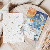 最初の旅のまわりに日、宇宙の最初の誕生日 招待状