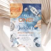 最初の旅のまわりに日、宇宙の最初の誕生日 招待状