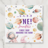 最初の旅のまわりに行ザサンガール宇宙1st誕生日 フェイバータグ (正面)