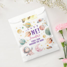 最初の旅のまわりに行ザサンガール宇宙1st誕生日 フェイバーバッグ