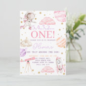 最初の旅のまわりに行ザサンガール宇宙1st誕生日 招待状 (スタンド正面)