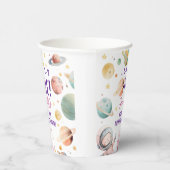 最初の旅のまわりに行ザサンガール宇宙1st誕生日 紙コップ (右)