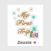 最初の旅行 シール (シート)