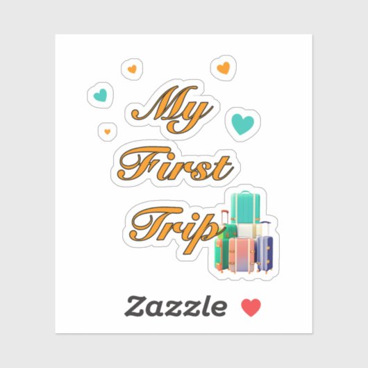 最初の旅行 シール (シート)