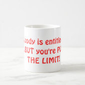 最初の日おもしろい付アイディア コーヒーマグカップ (中央)