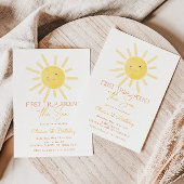 最初の日のまわりにの最初の旅の誕生日 招待状