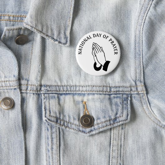 最初の日の祈りの言葉宗教的なホリデーボタン 缶バッジ (インサイチュ)