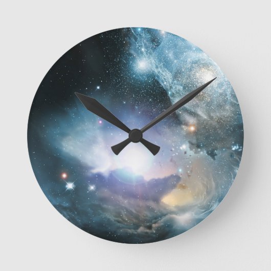 最初の星の灰から ラウンド壁時計 (正面)