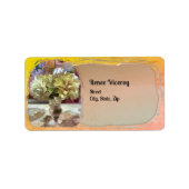 最初の春の花PCM1アドレス ラベル (正面)