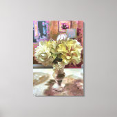 最初の春の花PCM1アート キャンバスプリント (正面)