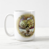 最初の春の花PCM1 コーヒーマグカップ (左)