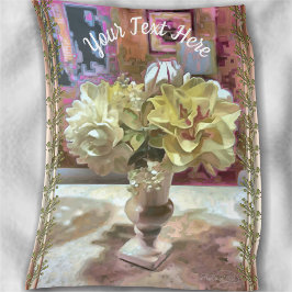 最初の春の花PCM1 フリースブランケット