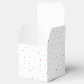 最初の歯のピンク色の優先ボックスパーティー フェイバーボックス (オープン)