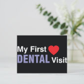 最初の歯科訪問はがき ポストカード (スタンド正面)