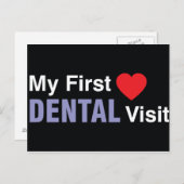 最初の歯科訪問はがき ポストカード (正面/裏面)