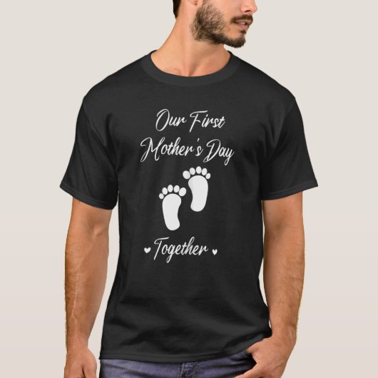最初の母の日と母の日2022 From Son Tシャツ (正面)
