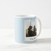 最初の母の日のスナップショットスタイル写真 コーヒーマグカップ (正面右)