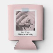 最初の母の日のスナップショットスタイル写真 缶クーラー (裏面)