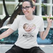 最初の母の日の写真 Tシャツ