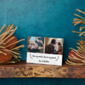 最初の母、永遠の私の友人の母の日 フォトプラーク (側面)