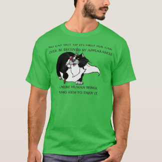 最初の毛皮のうち最後の一角獣（ユニコーン）のネコは無い Tシャツ