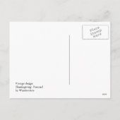 最初の民族の友だち シーズンポストカード (裏面)