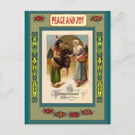 最初の民族の友だち シーズンポストカード (正面)