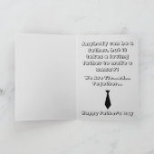 最初の父の日のネクタイ…Ed Up Photo カード (内部)