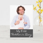 最初の父の日のネクタイ…Ed Up Photo カード (黄色い花)