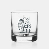 最初の父の日の追加日 ウイスキーグラス (正面)