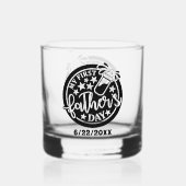 最初の父の日の追加日 ウイスキーグラス (裏面)