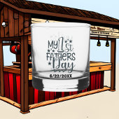 最初の父の日の追加日 ウイスキーグラス