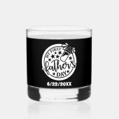 最初の父の日の追加日 ウイスキーグラス (正面)