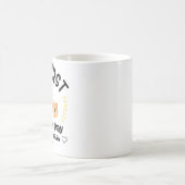 最初の父の日2023,名パーソナライズされた前 コーヒーマグカップ (中央)