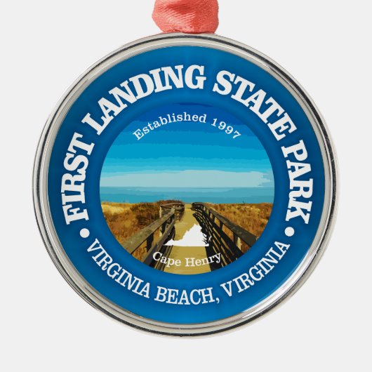 最初の着地SP メタルオーナメント (正面)