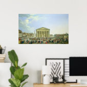 最初の石を積む儀式 ポスター (ホームオフィス)