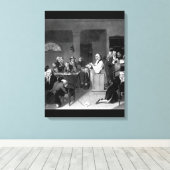 最初の祈りの言葉は議会、9月_戦争画像 キャンバスプリント (インサイチュ (ウッドフロア))