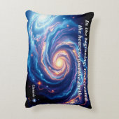 最初の神と創造の聖句 アクセントクッション (裏面(縦))