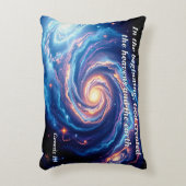 最初の神と創造の聖句 アクセントクッション (正面(垂直))