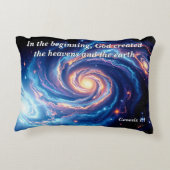 最初の神と創造の聖句 アクセントクッション (裏面)
