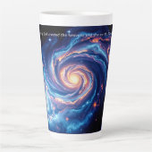 最初の神と創造の聖句 カフェラテマグ (正面)